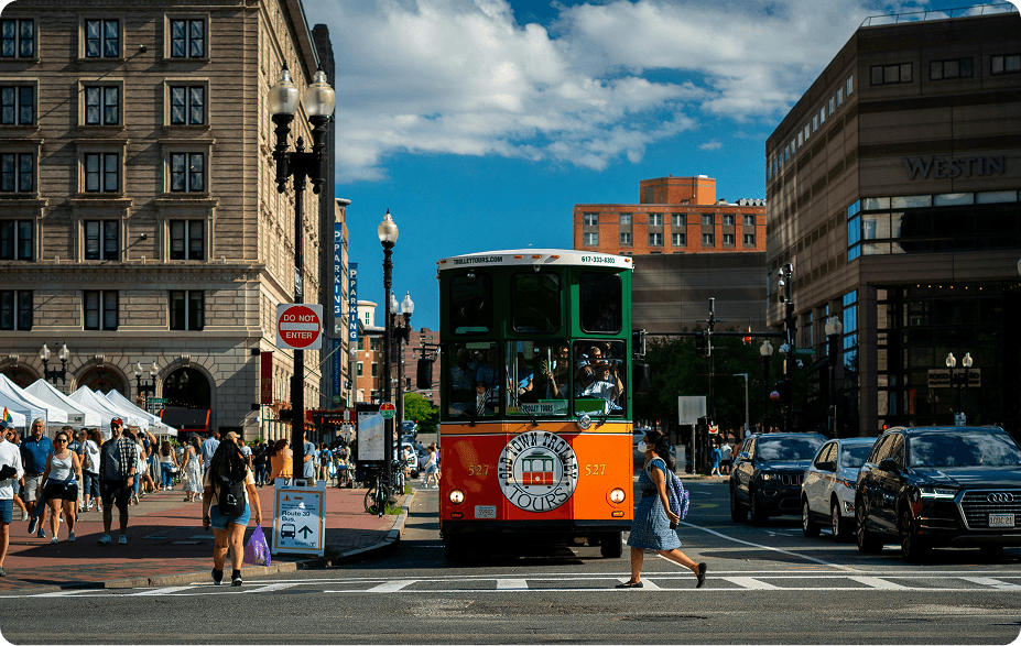 Commuting in Roxbury